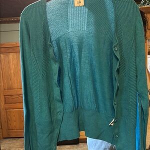CAbi Teal Women's Cardigan Sweater